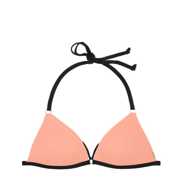 PINK Victoria's Secret Other - VS PINK peach triangle push up bikini top L